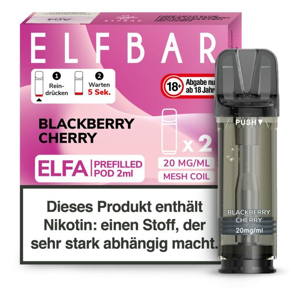 BLACKBERRY CHERRY - Elf Bar ELFA - 2er Pack