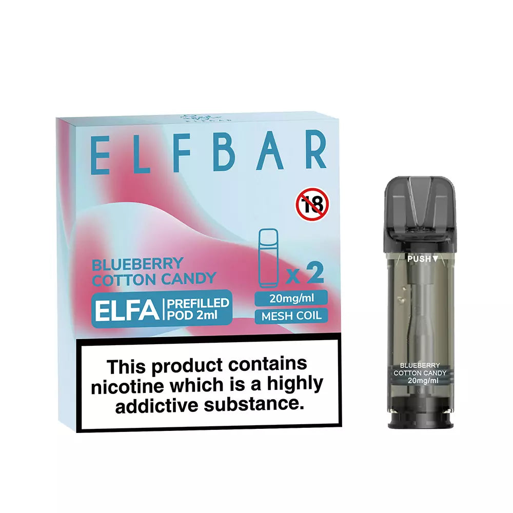 BLUEBERRY COTTON CANDY - Elf Bar ELFA - 2er Pack - Bild 2