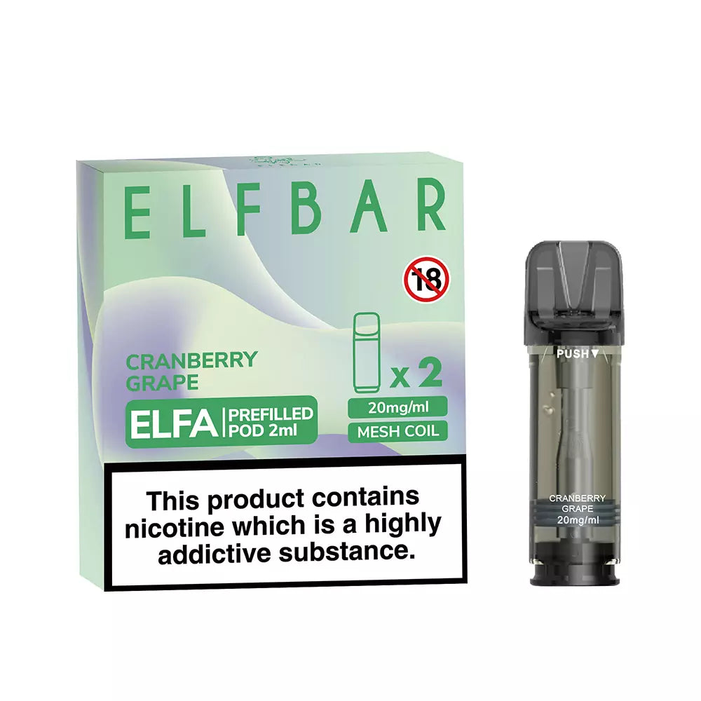 CRANBERRY GRAPE - Elf Bar ELFA - 2er Pack - Bild 2