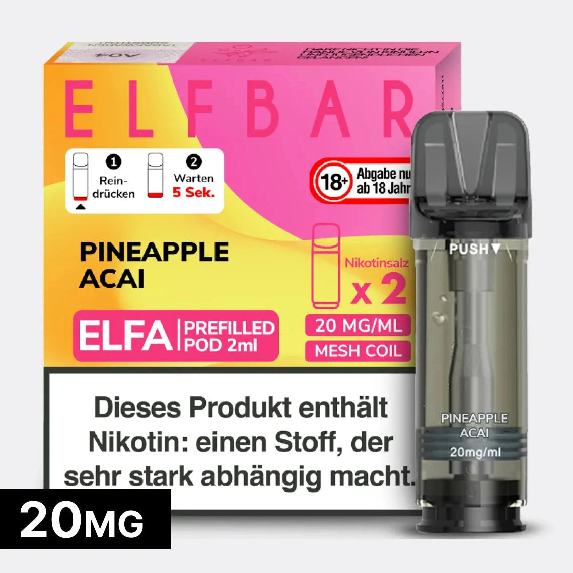 PINEAPPLE ACAI – Elf Bar ELFA – 2er Pack