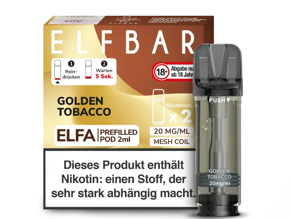 GOLDEN TABACO - Elf Bar ELFA - 2er Pack