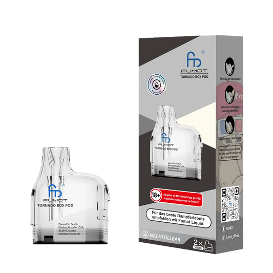 FUMOT Tornado Box Pod Kit 0,9 Ohm 2er-Pack