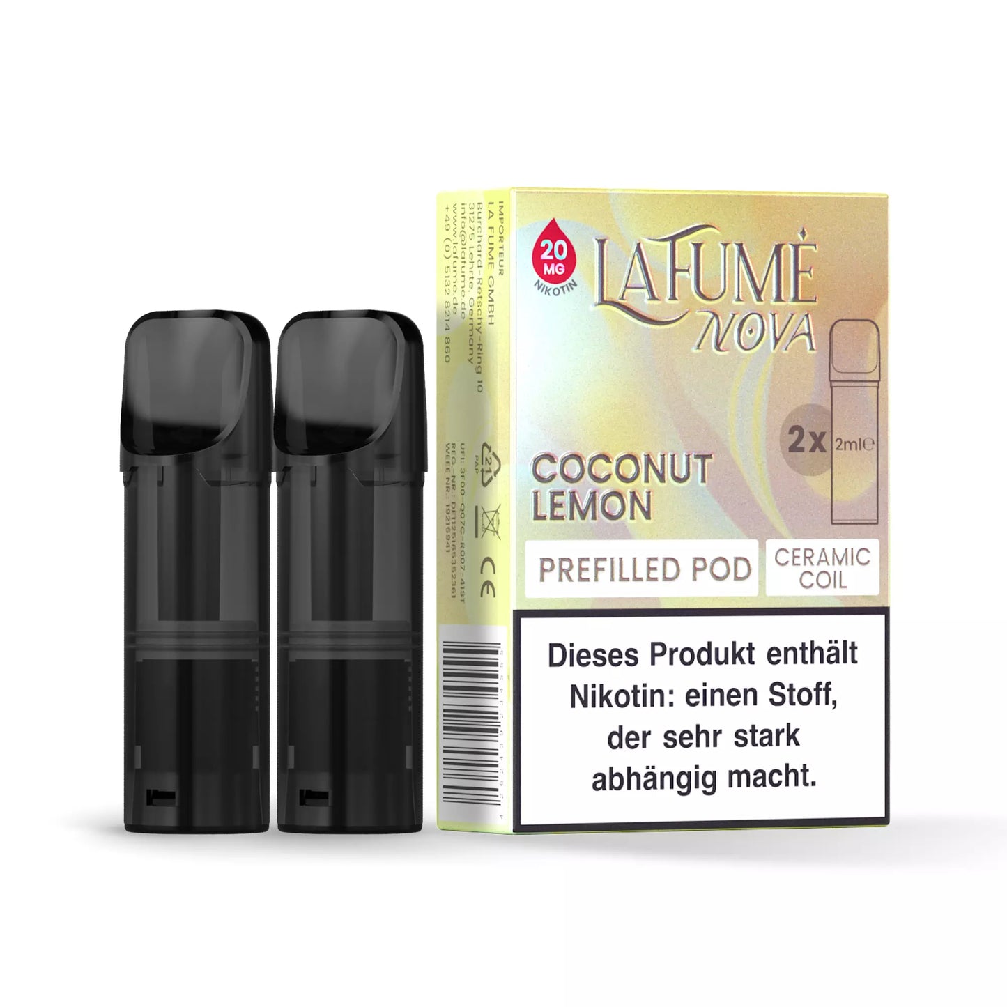 La Fume Nova Pod Coconut Lemon - Bild 1