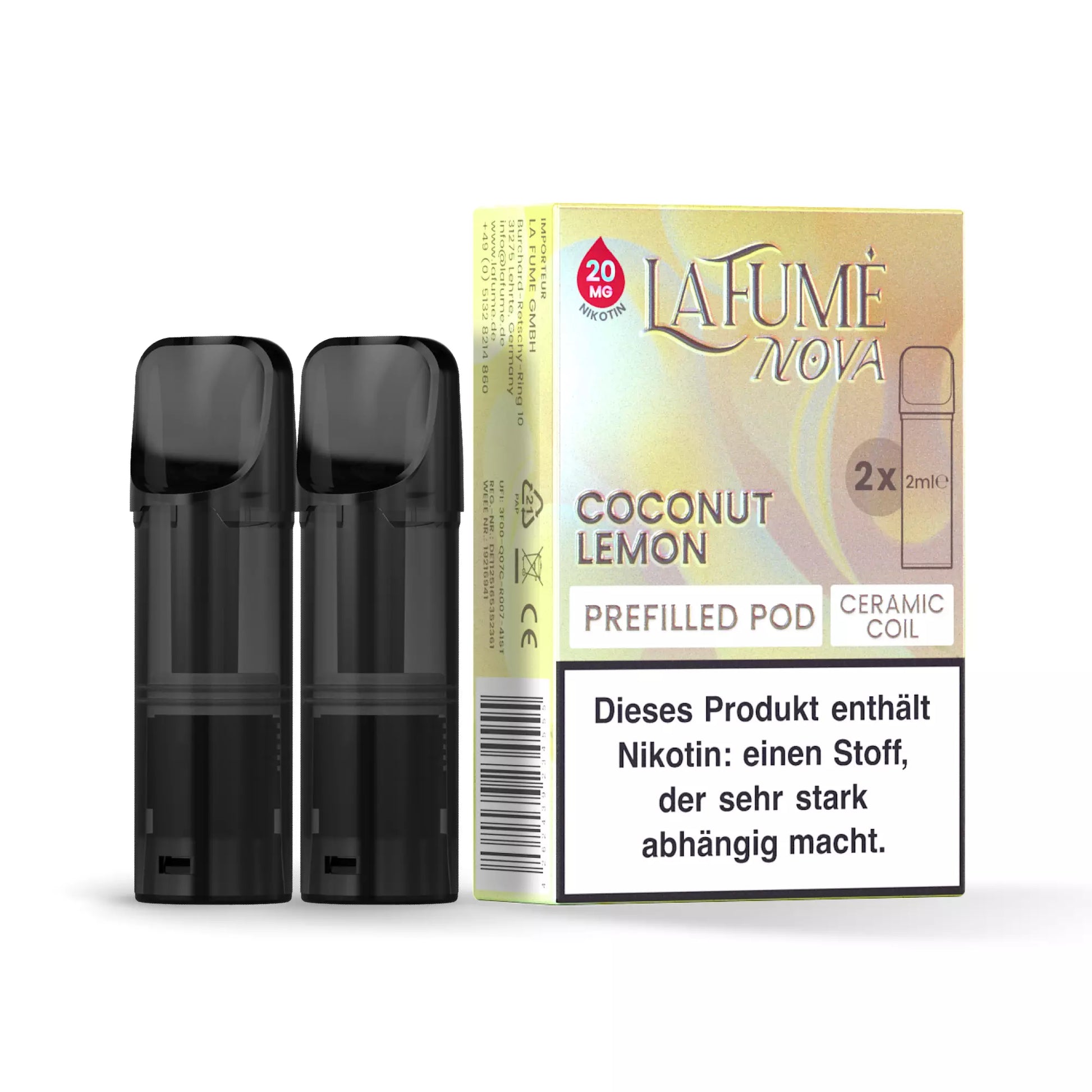 La Fume Nova Pod Coconut Lemon - Bild 1