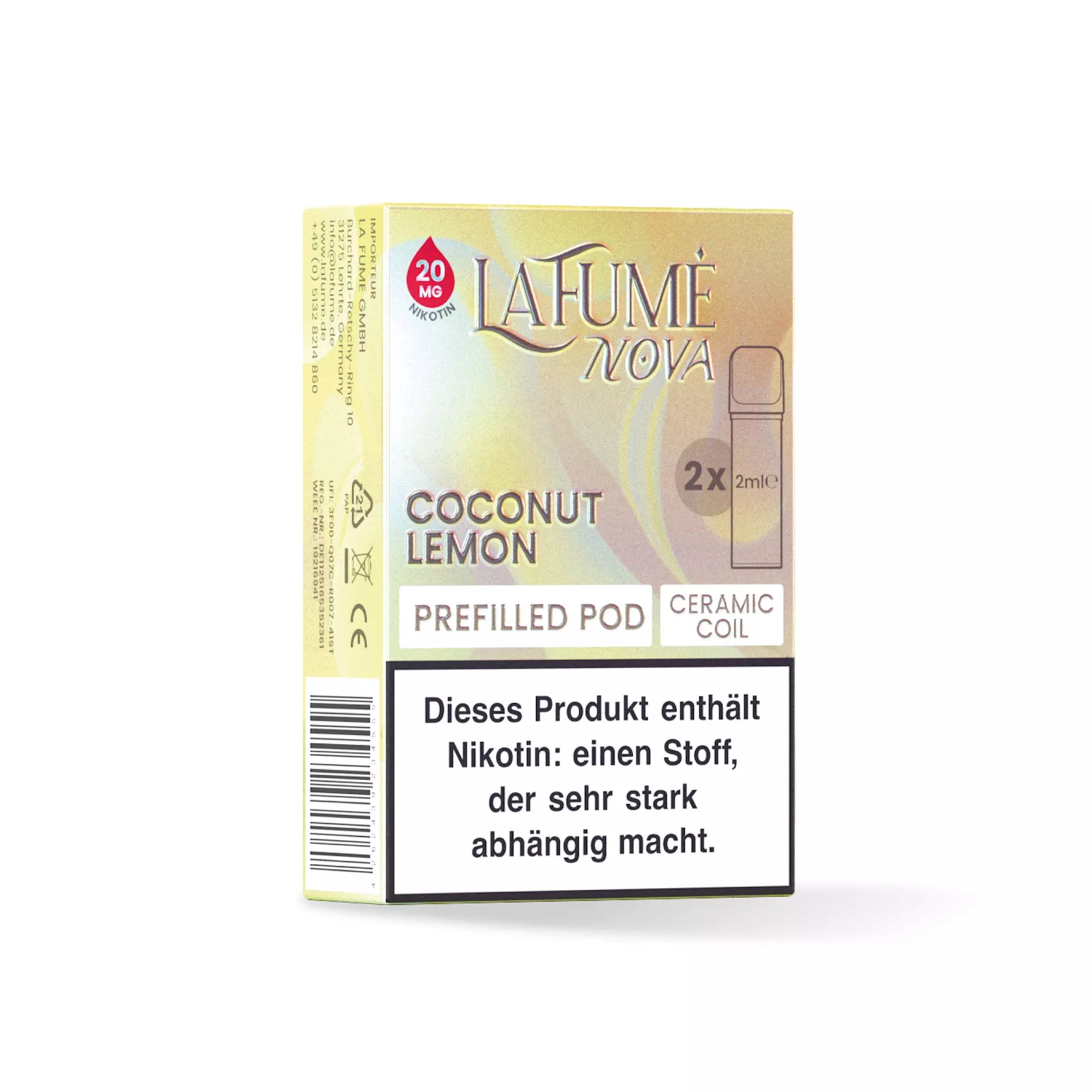 La Fume Nova Pod Coconut Lemon - Bild 2