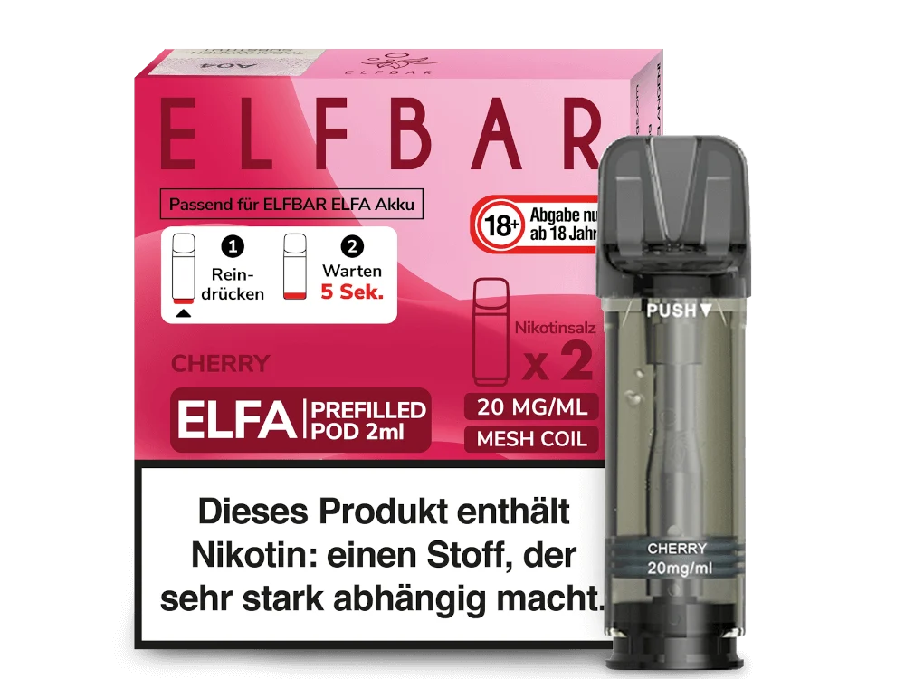 CHERRY - Elf Bar ELFA - 2er Pack