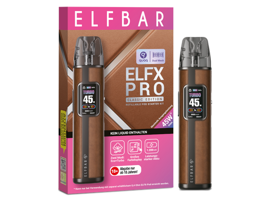 ELFBAR ELFX Pro Pod Kit – Cowboy Brown