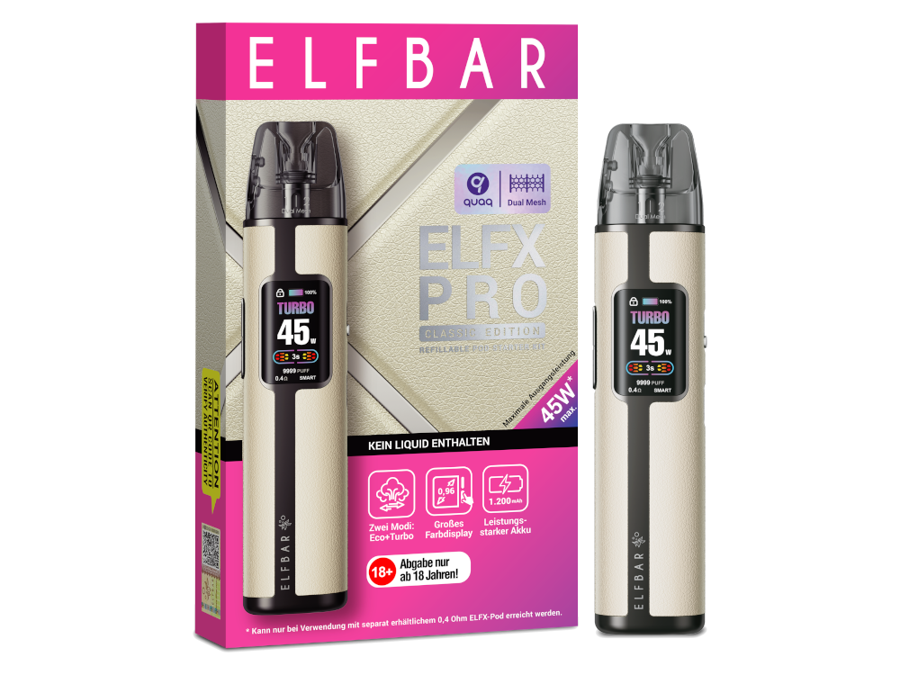 ELFBAR ELFX Pro Pod Kit – White