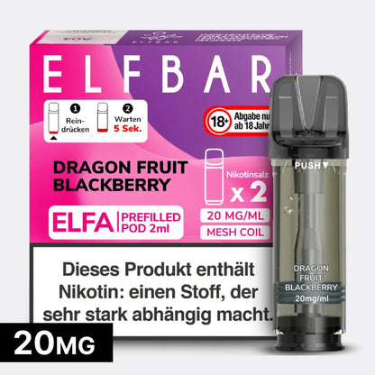 DRAGON FRUIT BLACKBERRY - Elf Bar ELFA - 2er Pack
