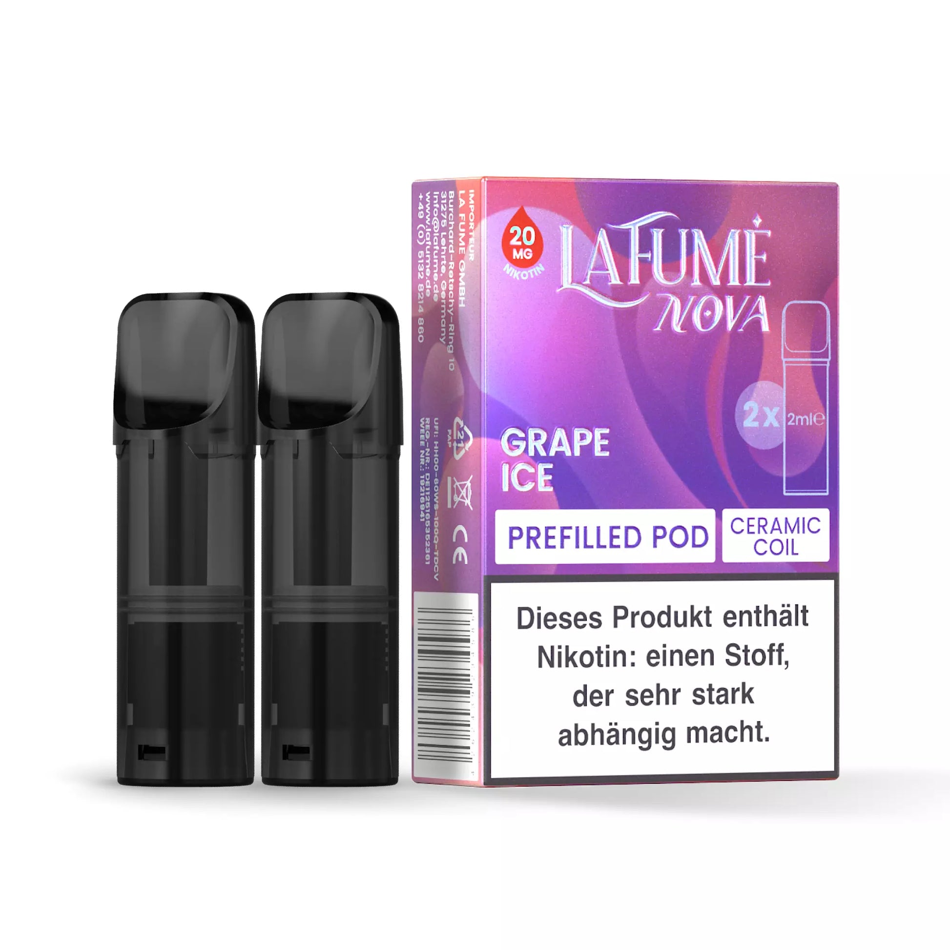 La Fume Nova Pod Grape Ice - Bild 1