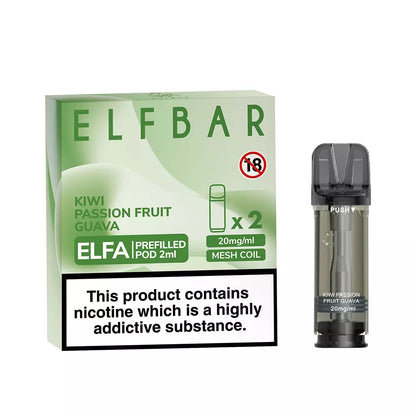 KIWI PASSION FRUIT GUAVA - Elf Bar ELFA - 2er Pack - Bild 2