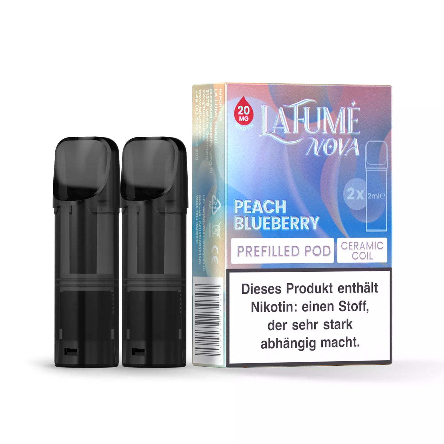 La Fume Nova Pod Peach Blueberry - Bild 1