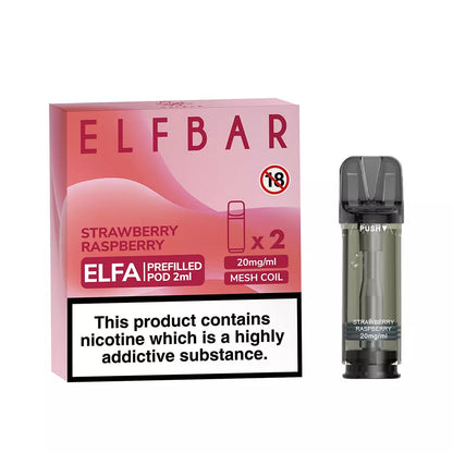 STRAWBERRY RASPBERRY - Elf Bar ELFA - 2er Pack - Bild 2