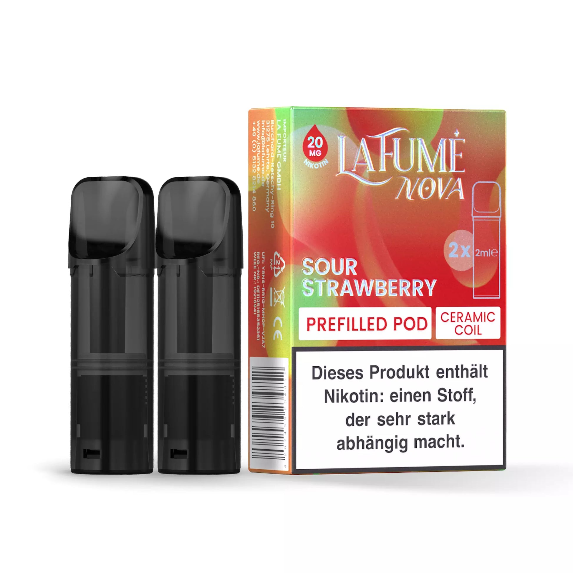 La Fume Nova Pod Sour Strawberry - Bild 1