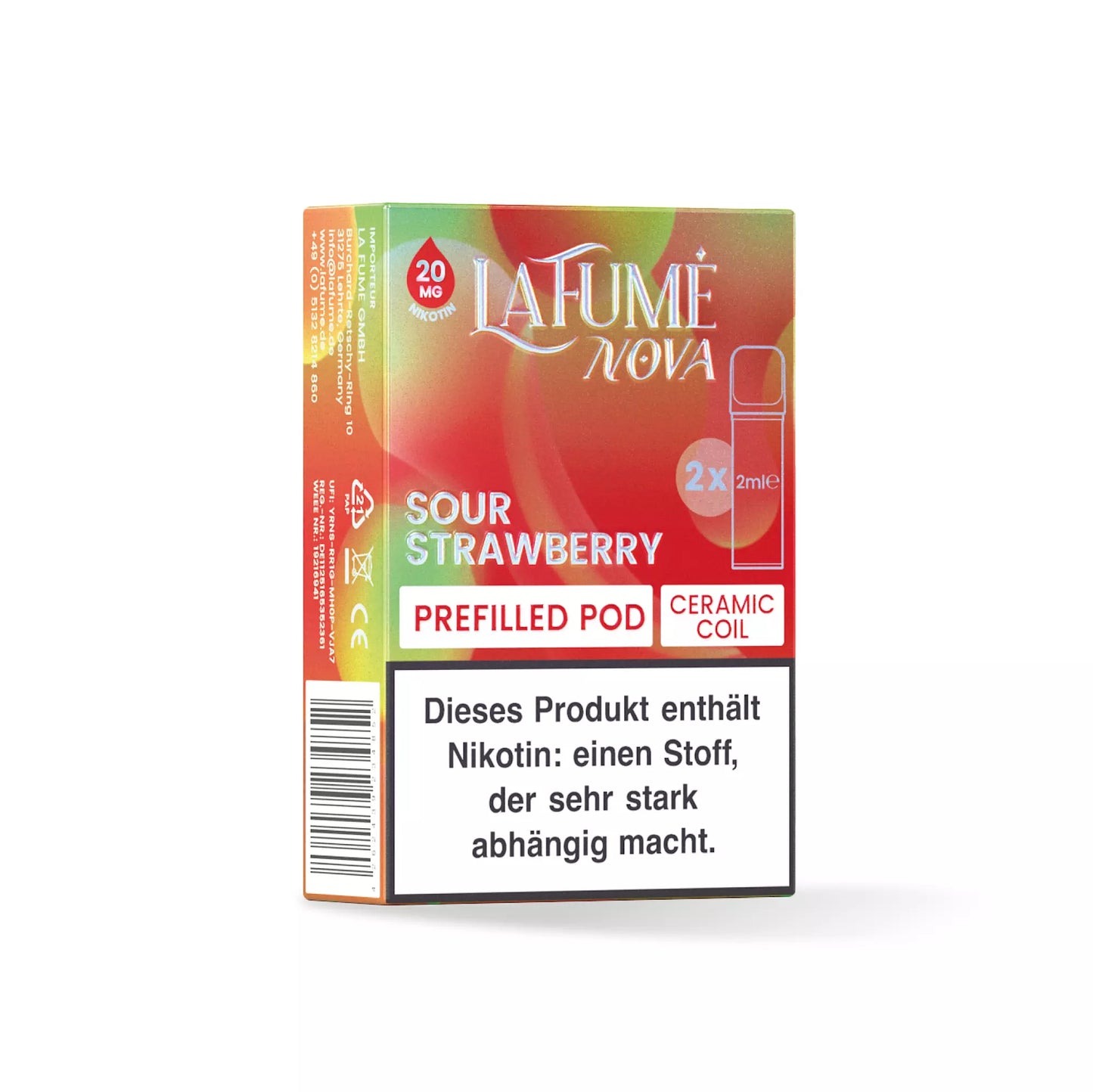 La Fume Nova Pod Sour Strawberry - Bild 2
