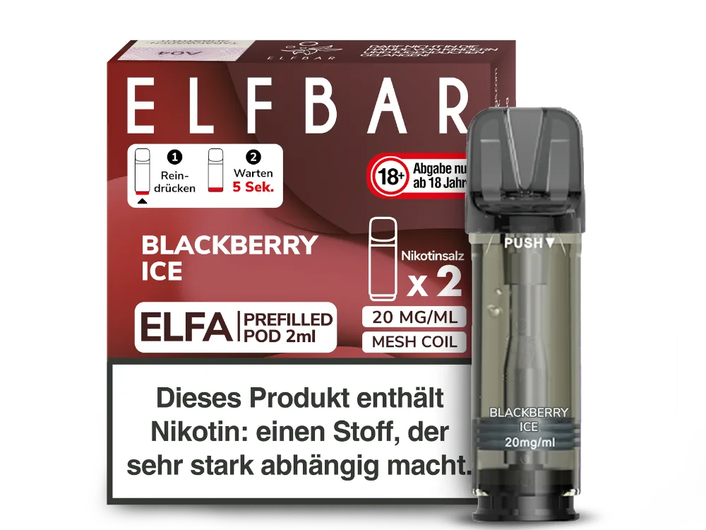 BLACKBERRY ICE - Elf Bar ELFA - 2er Pack