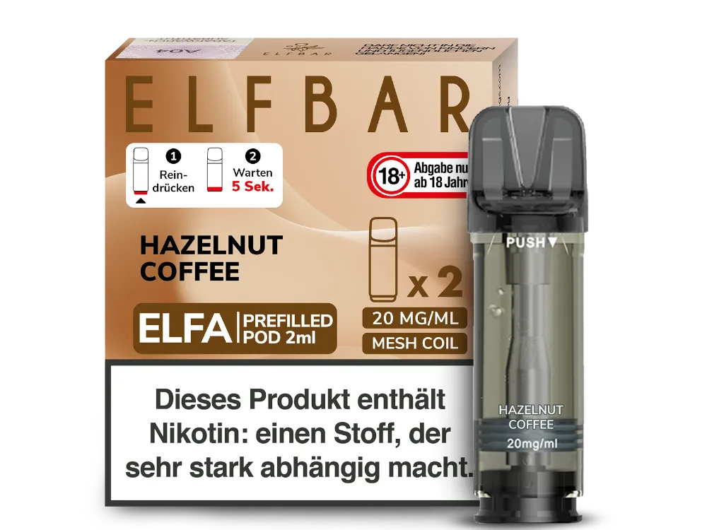 HAZELNUT COFFEE – Elf Bar ELFA – 2er Pac