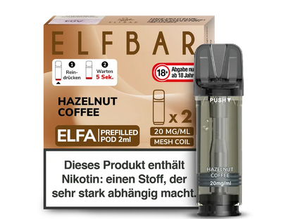 HAZELNUT COFFEE – Elf Bar ELFA – 2er Pac
