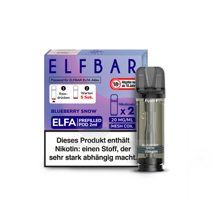 BLUEBERRY SNOW - Elf Bar ELFA - 2er Pack