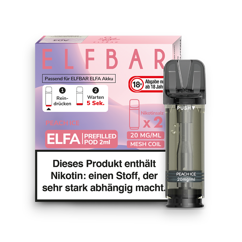 PEACH ICE - Elf Bar ELFA - 2er Pack