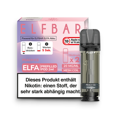 PEACH ICE - Elf Bar ELFA - 2er Pack